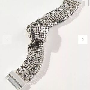 Elegant Silver Mesh Bracelet